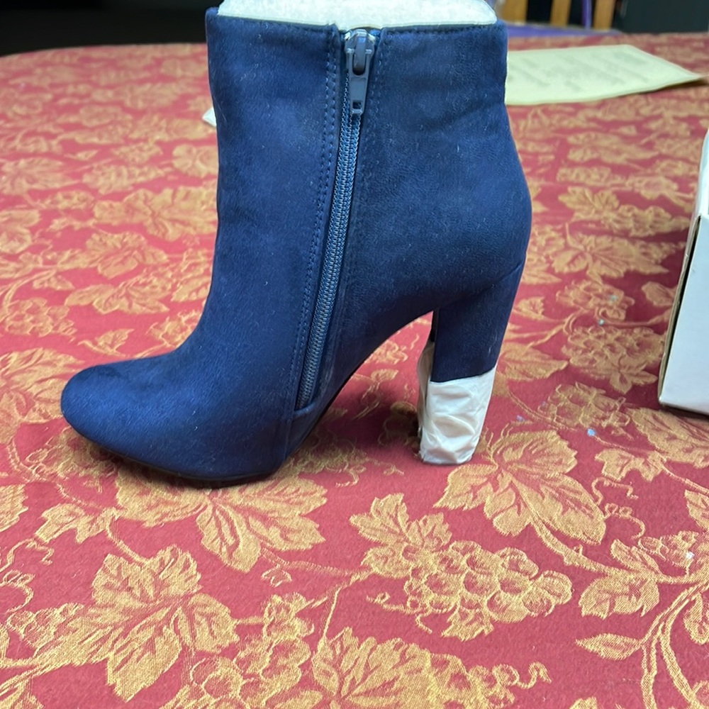 New blue booties